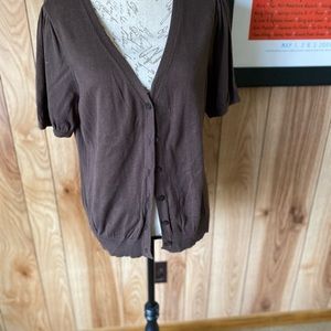 Loft short sleeve cardigan.